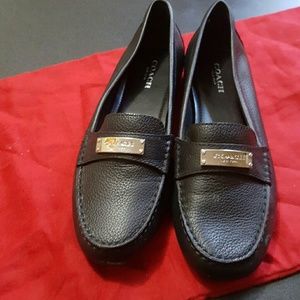 coach leather shoes for women size 7 and 1/2 soft